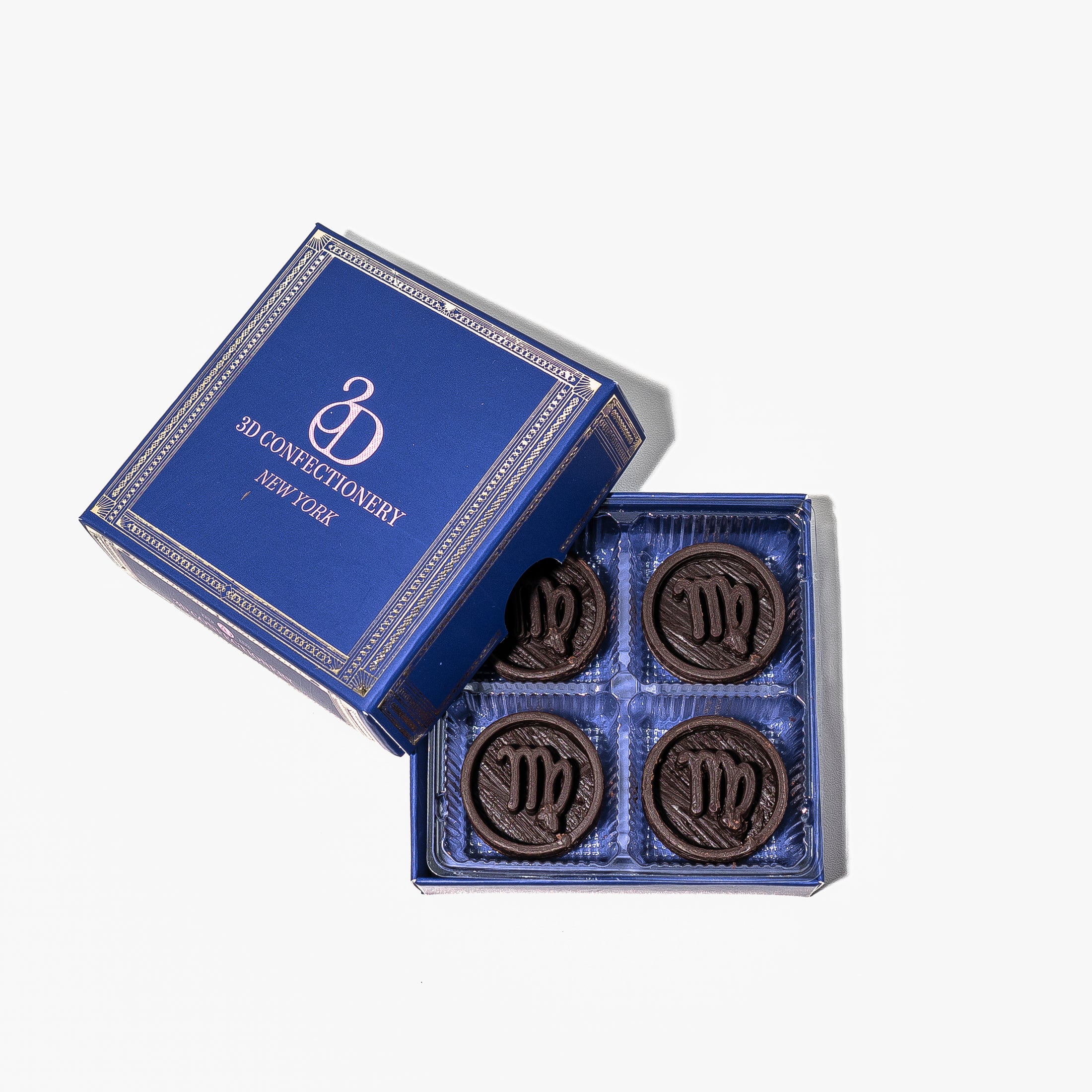 Virgo Small Zodiac Symbol Box (4 piece)