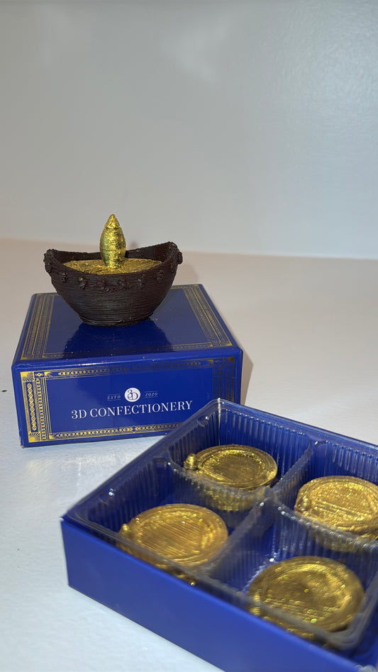 4 Piece Diya Box